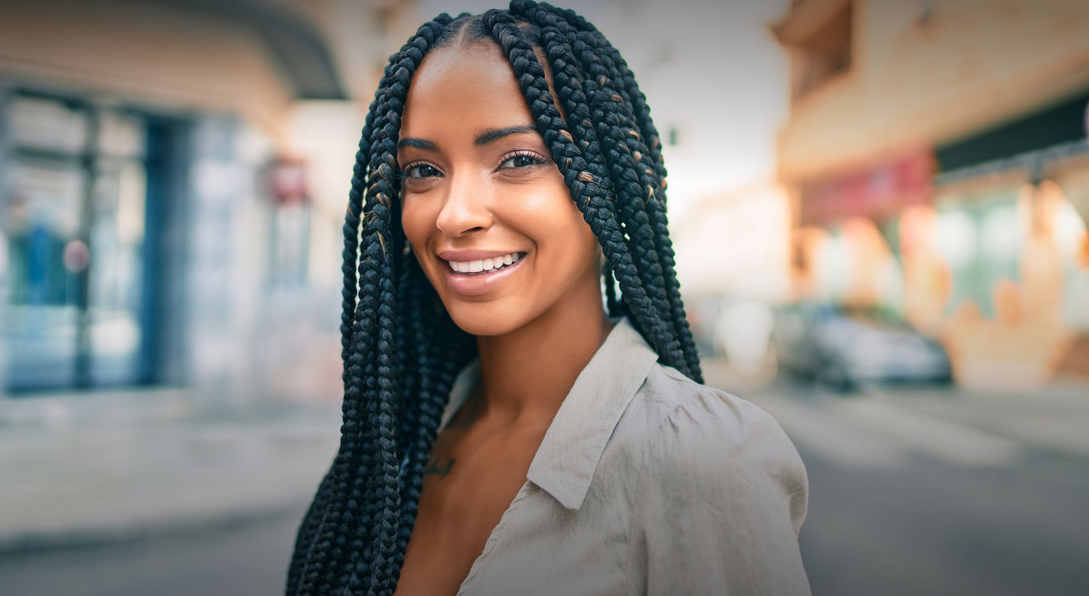 woodland hills medical spa model smiling